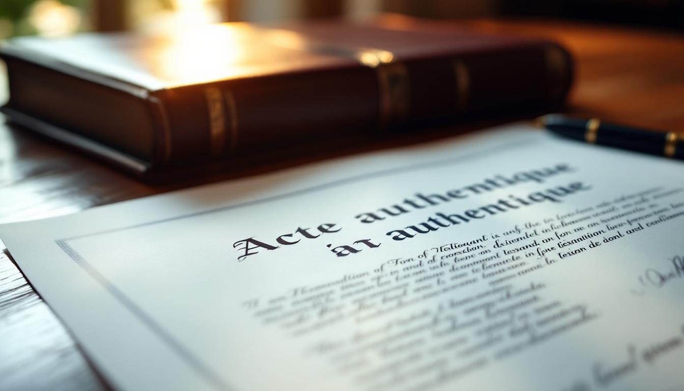 Acte authentique ou testament : quelle option choisir pour votre succession