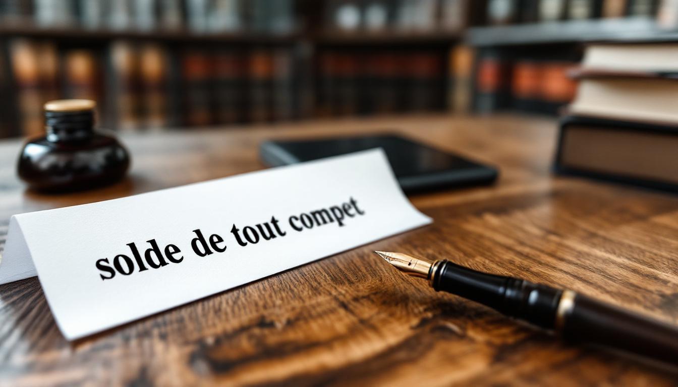Modèle de solde de tout compte gratuit et conforme en 2026